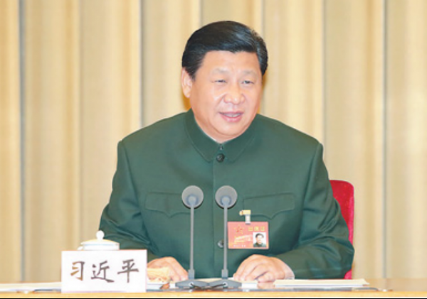 2015年11月,中央军委改革工作会议在京举行。习近平出席会议并发表重要讲话。 新华社记者 李刚摄